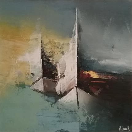 Peinture Togetherness par Lundh Jonas | Tableau Figuratif Acrylique Marine