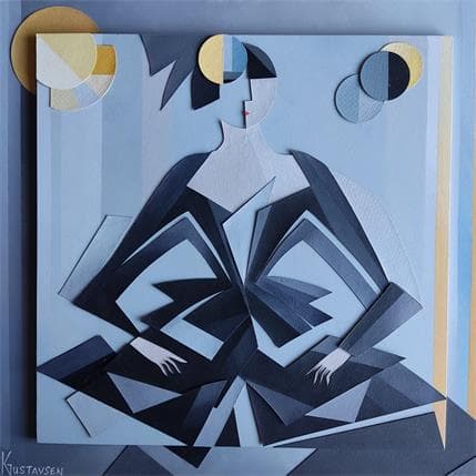 Peinture Night and day par Gustavsen Karl | Tableau Figuratif Portraits