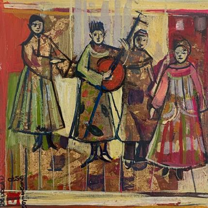 Pintura Une belle musique por Machi | Pintura  Acrylic, Ink, Oil