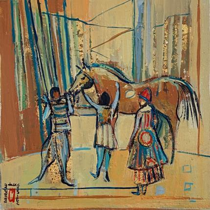 Peinture La famille par Machi | Tableau  Acrylique, Encre, Huile