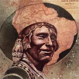 Pintura Gringo por S4m | Pintura Street art Acrylic Pop icons, Portrait