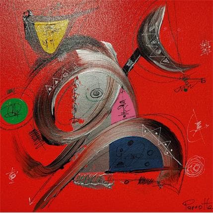 Peinture Wazy par Perrotte | Tableau Abstrait Acrylique Minimaliste