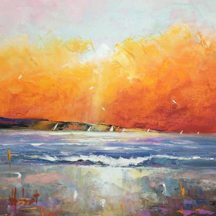 Peinture Plénitude par Hébert Franck | Tableau Figuratif Huile Marine, Paysages