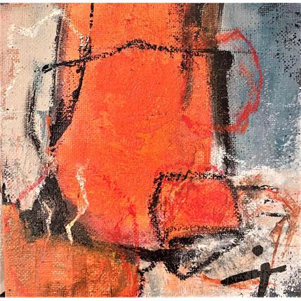 Gemälde L'empreinte von Teoli Chevieux Carine | Gemälde  Acryl