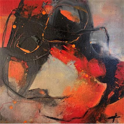 Painting Dark stone by Teoli Chevieux Carine | Painting  Acrylic