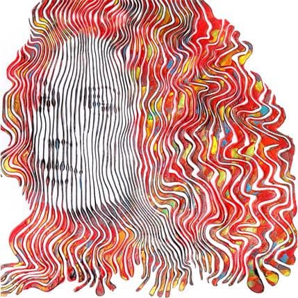 Peinture Un charme divin par Schroeder Virginie | Tableau Pop-art Acrylique Icones Pop