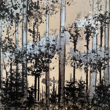 Peinture La lisière de la forêt par Locoge Alice | Tableau  Acrylique