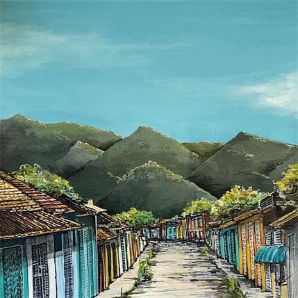 Peinture La plaine de Vinales Cuba par Touras Sophie-Kim  | Tableau Figuratif Paysages