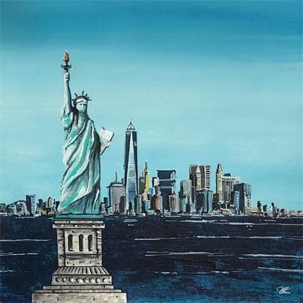 Peinture Miss Liberty par Touras Sophie-Kim  | Tableau Figuratif Urbain