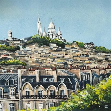 Painting Sacré-coeur de Paris by Touras Sophie-Kim  | Painting Figurative Urban