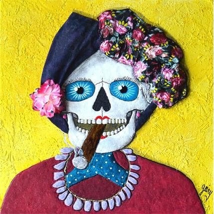 Painting Flor Cubana by Geiry | Painting Figurative Portrait