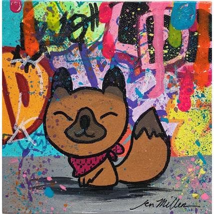 Peinture Foxy par Miller Jen  | Tableau Street Art icones Pop