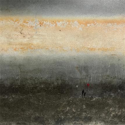 Peinture Louisa par Manconi Gil | Tableau Figuratif Métal Minimaliste