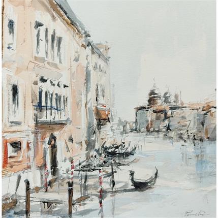 Peinture Turbulences à Venise par Poumelin Richard | Tableau Figuratif Acrylique, Huile Urbain