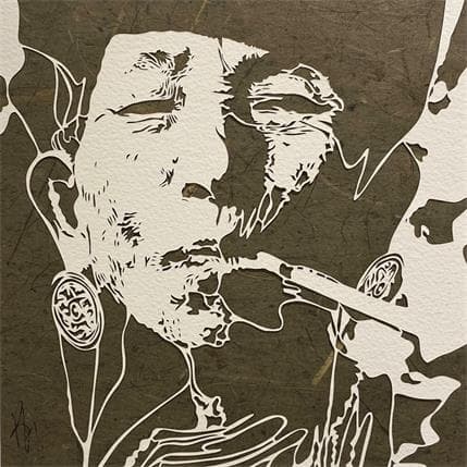 Peinture Sage par Louafi Valentine | Tableau Figuratif Portraits