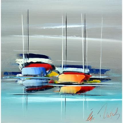 Peinture Voyage moderne par Munsch Eric | Tableau Figuratif Acrylique Marine