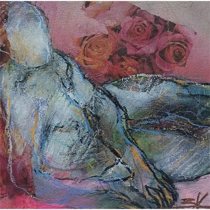 Peinture Mais où est le soleil? A Grasse? par Kerbastard Béatrice | Tableau Figuratif Acrylique Nu