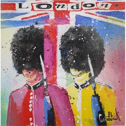 Peinture London is London par Cornée Patrick | Tableau Pop-art Acrylique
