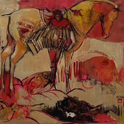 Peinture Ché Bandonéon par Machi | Tableau  Acrylique, Encre, Huile