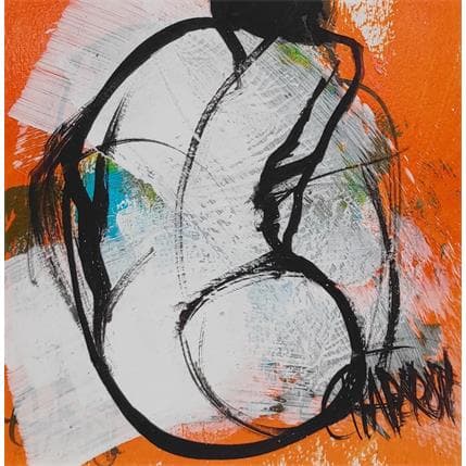 Painting Surprenant by Chaperon Martine | Painting Figurative Acrylic Nude