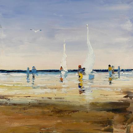 Peinture Welcome back par Hanniet | Tableau  Huile