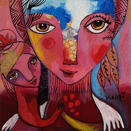 Peinture Semer les graines de l'Amour par Ketfa Laure | Tableau  Acrylique