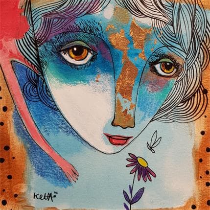 Peinture Sa tendresse par Ketfa Laure | Tableau  Acrylique