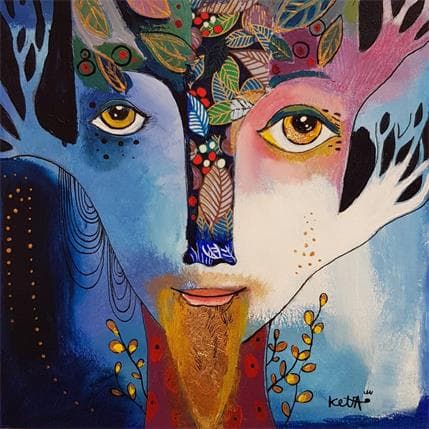 Peinture Le mage par Ketfa Laure | Tableau  Acrylique