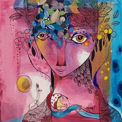 Peinture Au coeur de l'instant par Ketfa Laure | Tableau  Acrylique