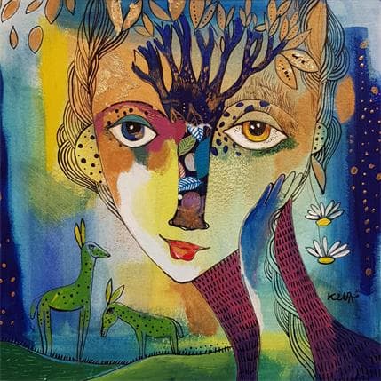 Peinture Apprendre à faire silence par Ketfa Laure | Tableau  Acrylique