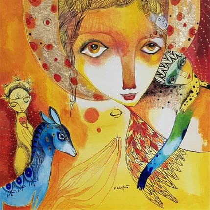 Peinture La bonne étoile par Ketfa Laure | Tableau  Acrylique