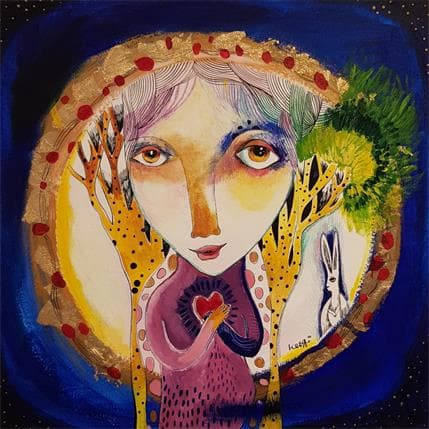 Peinture Parler à son coeur par Ketfa Laure | Tableau  Acrylique