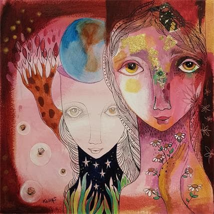 Peinture Comprendre le monde de l'autre par Ketfa Laure | Tableau  Acrylique