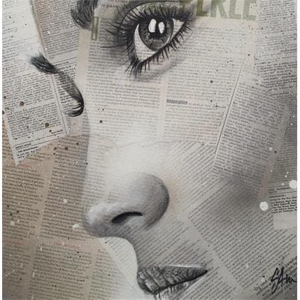 Peinture Redemption par S4m | Tableau Street Art Acrylique Portraits