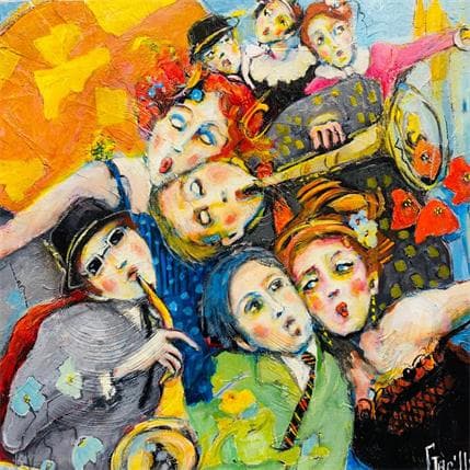 Peinture Cabaret in love par Garilli Nicole | Tableau