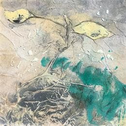 Pintura Les chemins de traverse 1 por Han | Pintura Abstract Minimalist