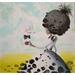 Painting Che tipo intrigante by Nai | Painting Surrealism Life style Acrylic