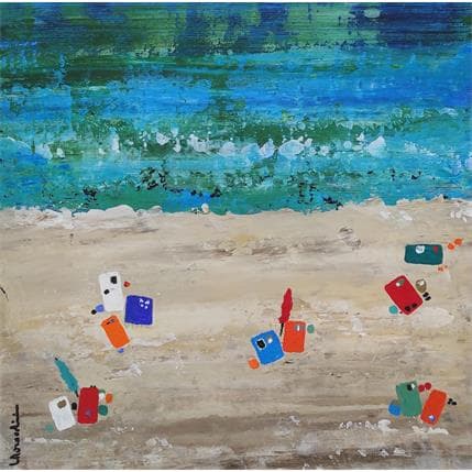 Peinture V316 par Moracchini Laurence | Tableau Abstrait Acrylique