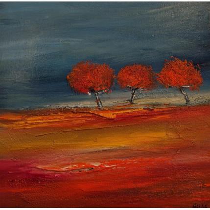 Peinture Terre chaude 2 par Shahine | Tableau  Huile