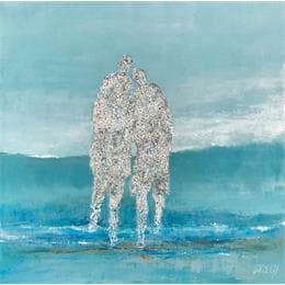 Pintura Dans l'émerveillement de ce jour por Escolier Odile | Pintura Raw art