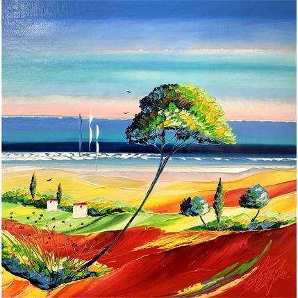 Peinture La lumière de Provence par Fonteyne David | Tableau  Acrylique