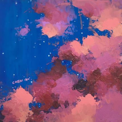 Gemälde Cloudscape n°21 von Chen Xi | Gemälde Figurativ Öl Landschaften