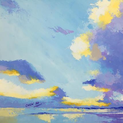 Peinture Cloudscape n° 28 par Chen Xi | Tableau Figuratif Huile Paysages