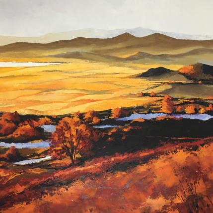 Peinture Autumn has come par Chen Xi | Tableau Figuratif Huile Paysages