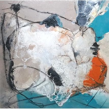 Peinture Abstraction informelle 2 par Han | Tableau Abstrait Paysages