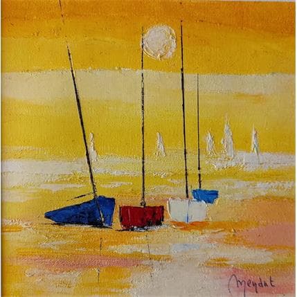 Peinture Sur le sable par Menant Alain | Tableau Figuratif Acrylique, Huile Marine