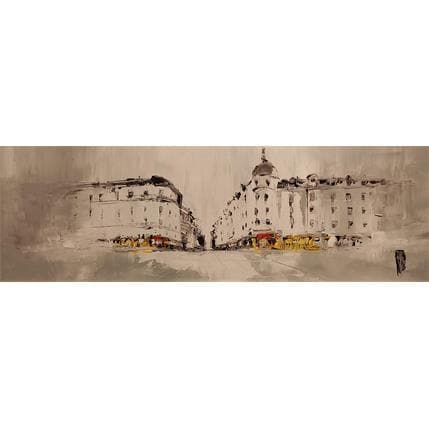 Painting UN REGARD POSE by Raffin Christian | Painting Figurative Oil Urban