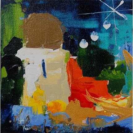 Peinture bysana par Bastide d´Izard Armelle | Tableau Art Singulier Acrylique Architecture, Paysages