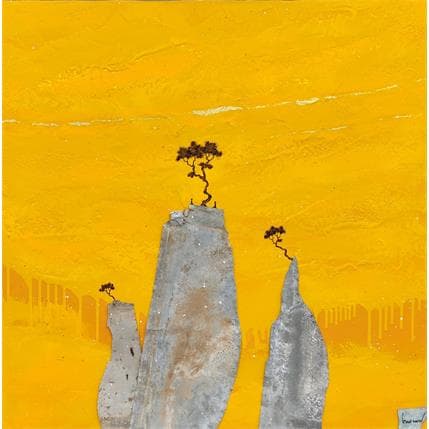 Peinture La présence par Lemonnier  | Tableau Figuratif Paysages