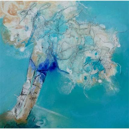 Peinture L'Arbre du poète 2 par Han | Tableau Abstrait Minimaliste, Paysages